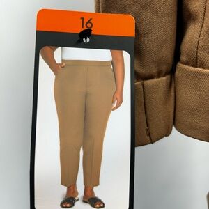 Republic women's ankle pants in a tan color, size 16.